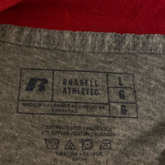Russell Athletic Long Sleeve Hooded Tee Shirt - Picture 4 of 4
